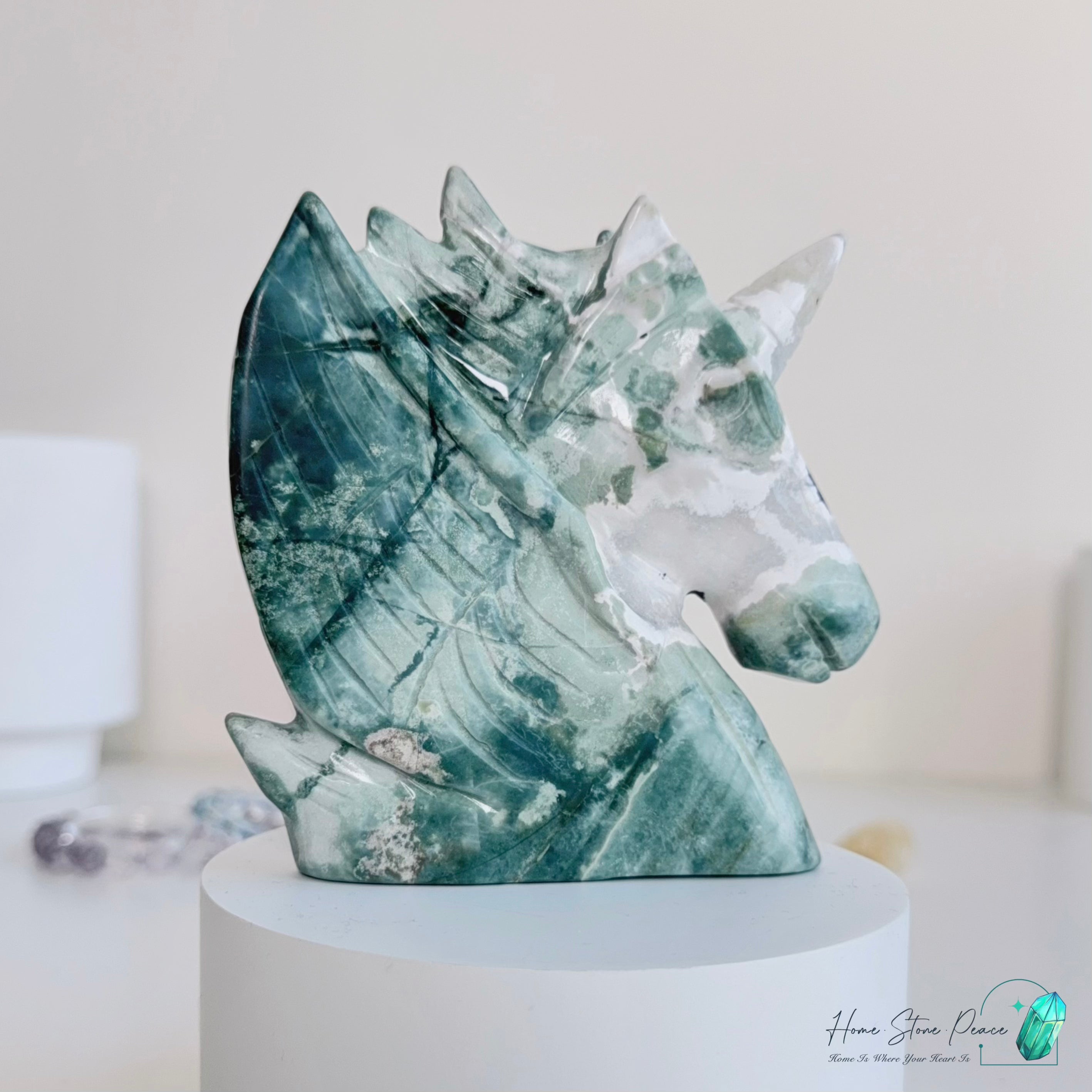 海洋碧玉獨角獸 Ocean Jasper Unicorn