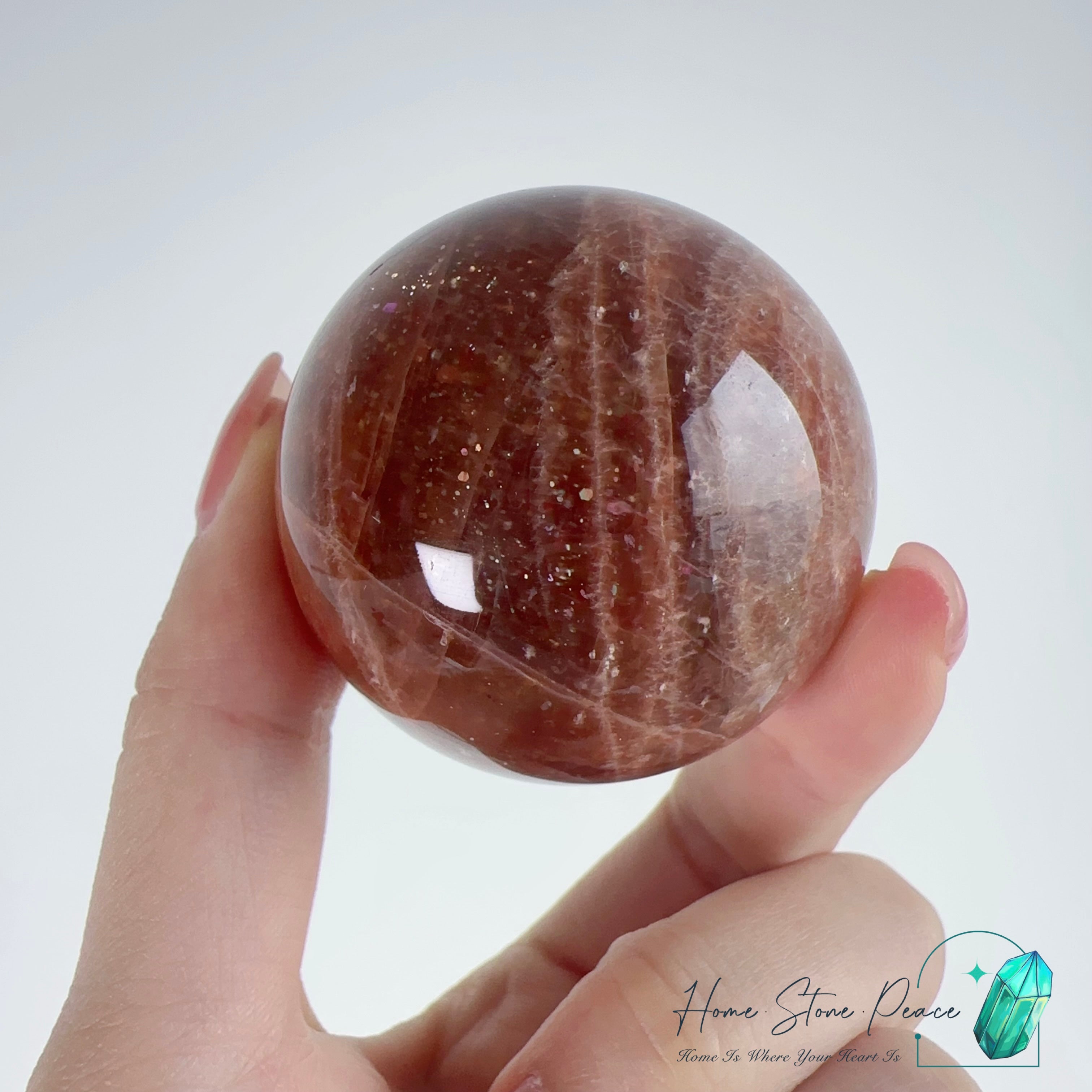 Golden Sunstone Sphere 金太陽石球