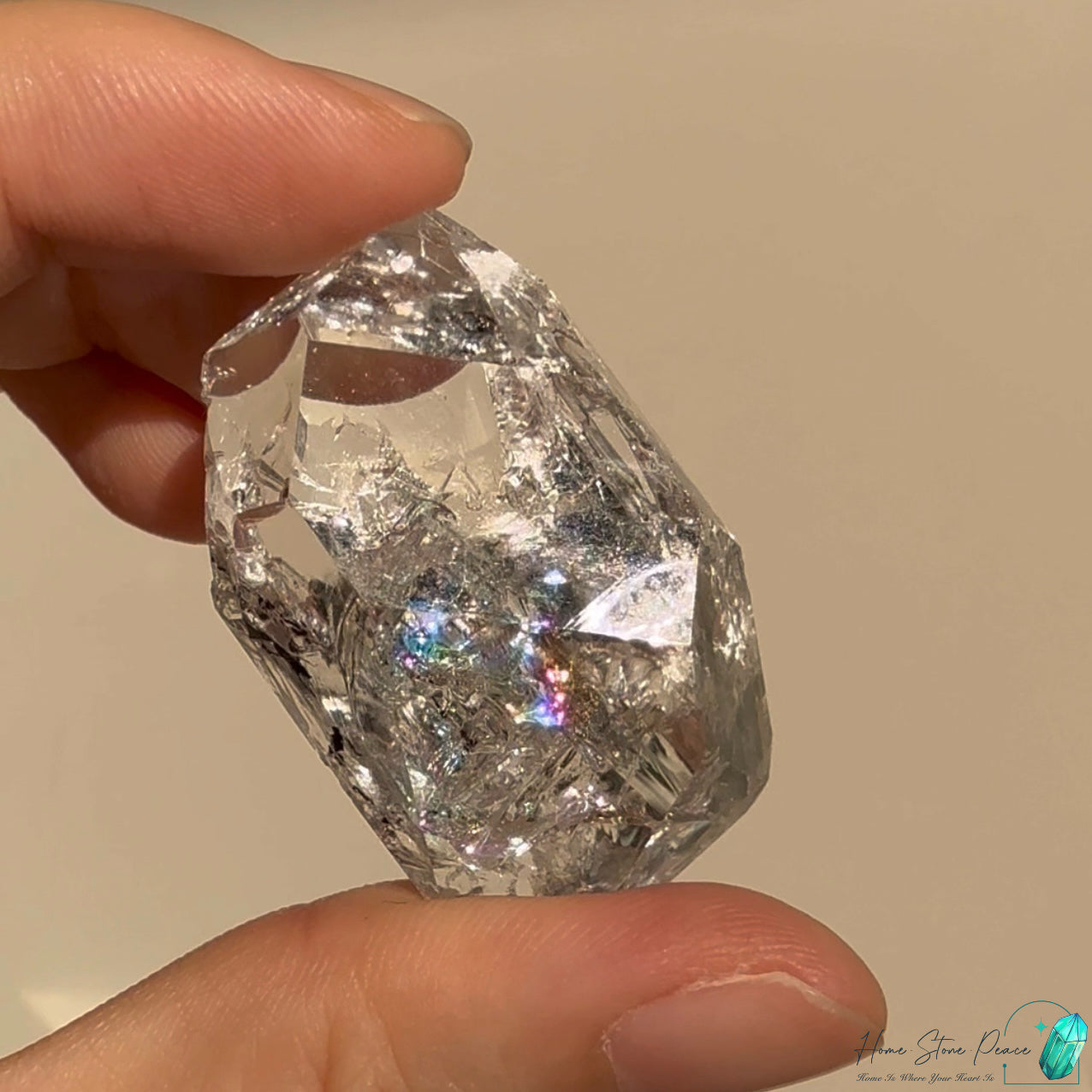 美國紐約赫基蒙鑽石 New York Herkimer Diamond with Hydrocarbon Inclusion (Gem Quality)