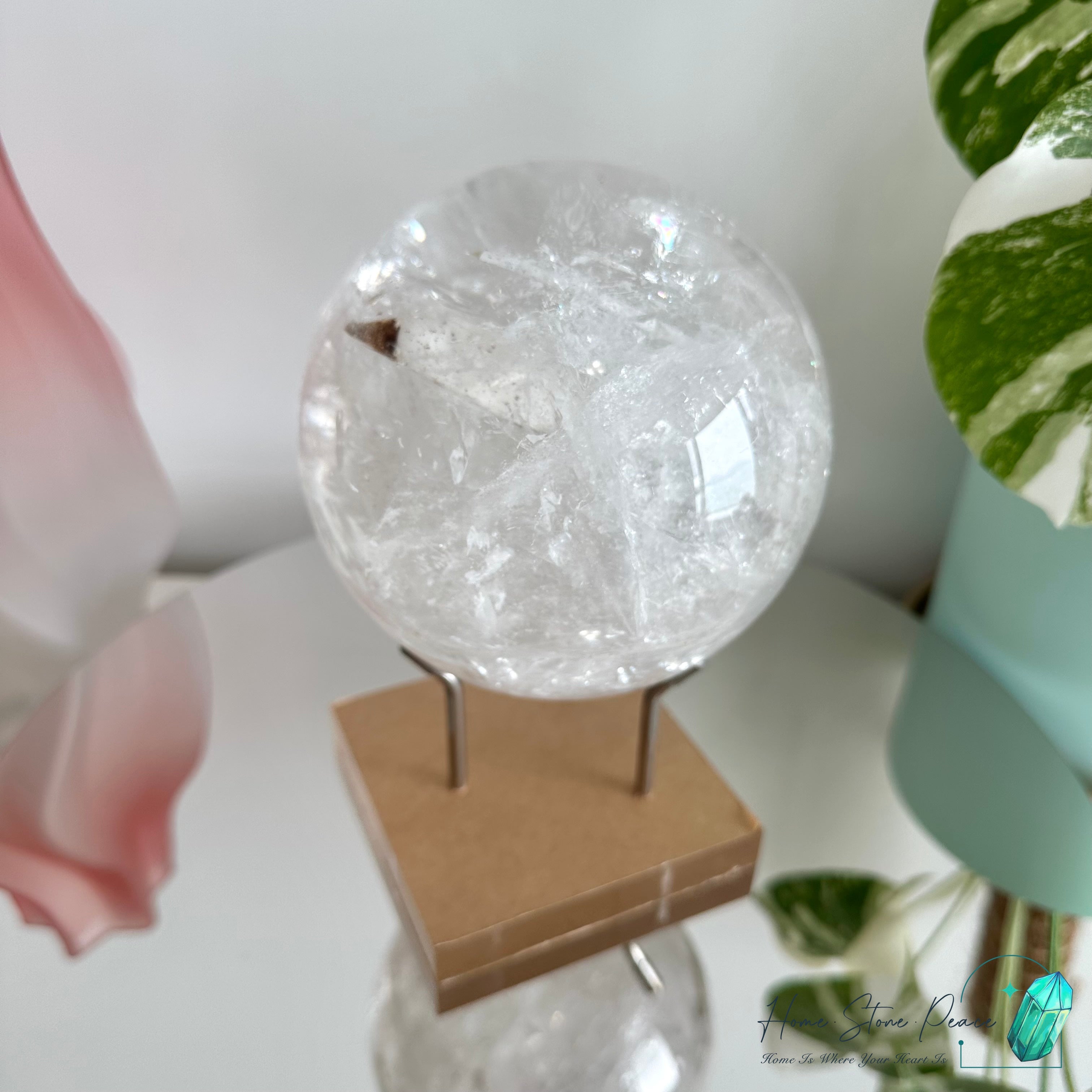 Premium Large Himalayan Manifestation Crystal Sphere 大喜馬拉雅山晶中晶水晶球